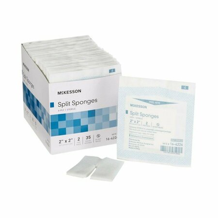 MCKESSON IV/Drain Split Dressing, 2 x 2 Inch, 700PK 16-4226